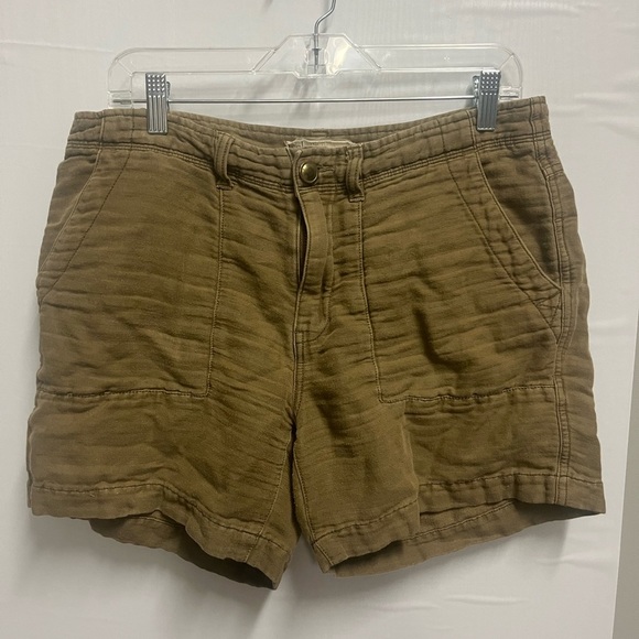 Free People Linen Blend Shorts Size 6 - Picture 2 of 9